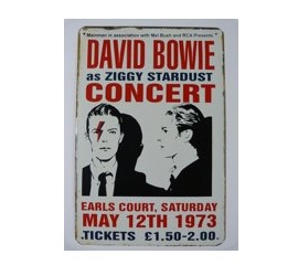 David Bowie wandbord