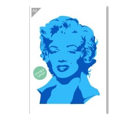 Marilyn Monroe sjabloon